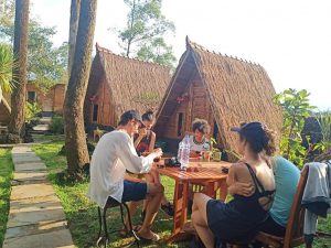 villa keluarga di kintamani