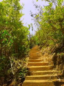 Anak tangga di Pulau Nyang Nyang