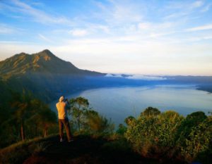 Gunung Batur dan Gunung Agung