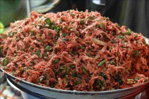 lawar merah khas Bali