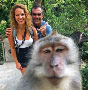 Monkey Selfie Bali