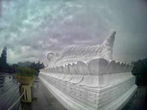 Patung Budha Tidur Vihara Dharma Giri