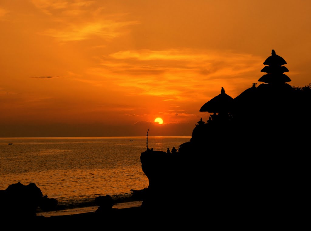 Sunset di Pura Tanah Lot Bali