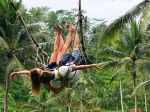 Terrace River Pool Swing Ubud