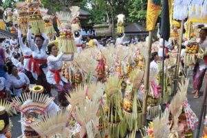 tradisi mapeed di Bali