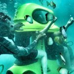 scooter underwater bali