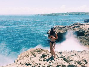 smoke beach nusa penida